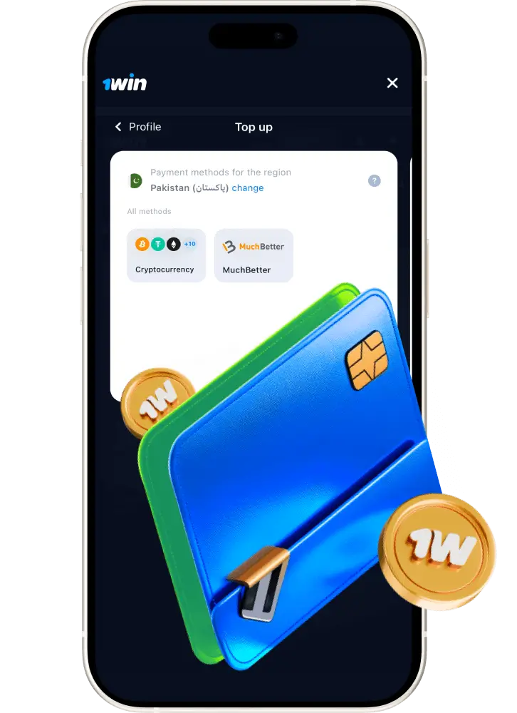  Deposit and withdrawal options at 1win Casino